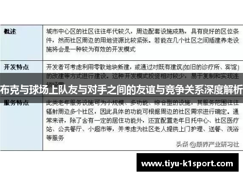 布克与球场上队友与对手之间的友谊与竞争关系深度解析 布克与球场上队友与对手之间的友谊与竞争关系深度解析